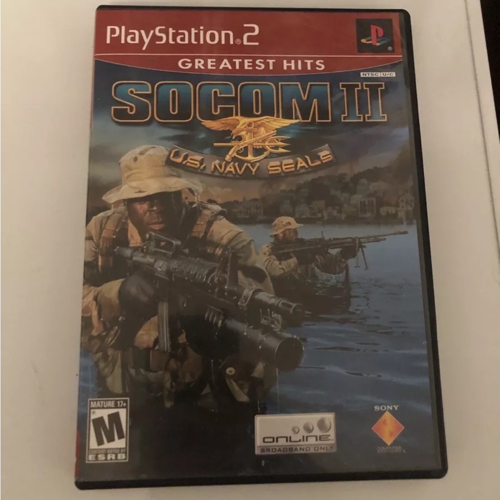 Socom 2 & Socom 3 U.S. Navy Seals PS2 Games PlayStation 2